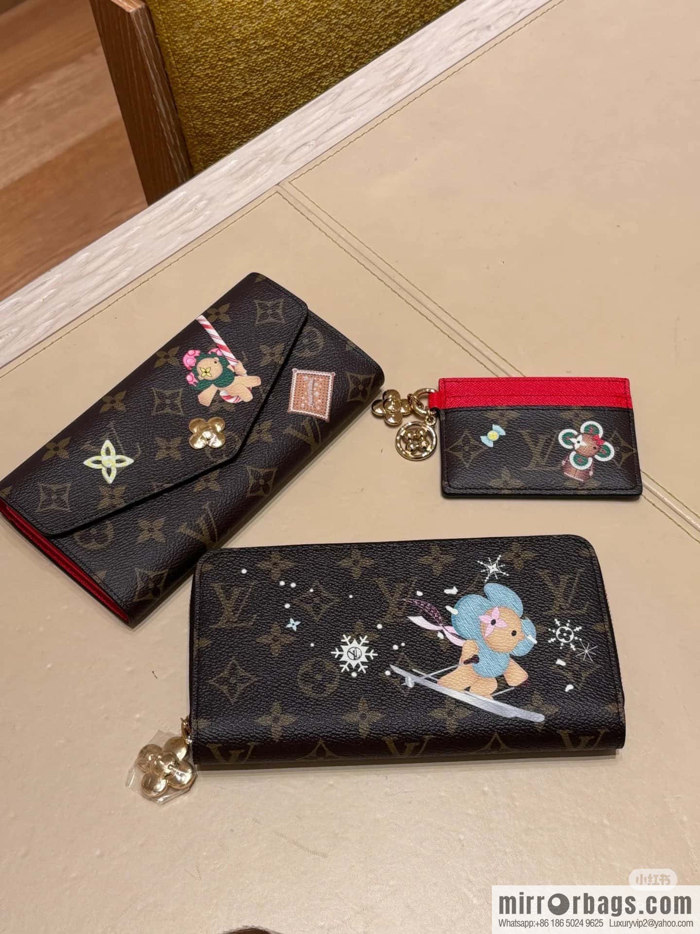 [Boutique‑grade] M12223 blue, Christmas single zipper wallet series Zippy zipper wallet
