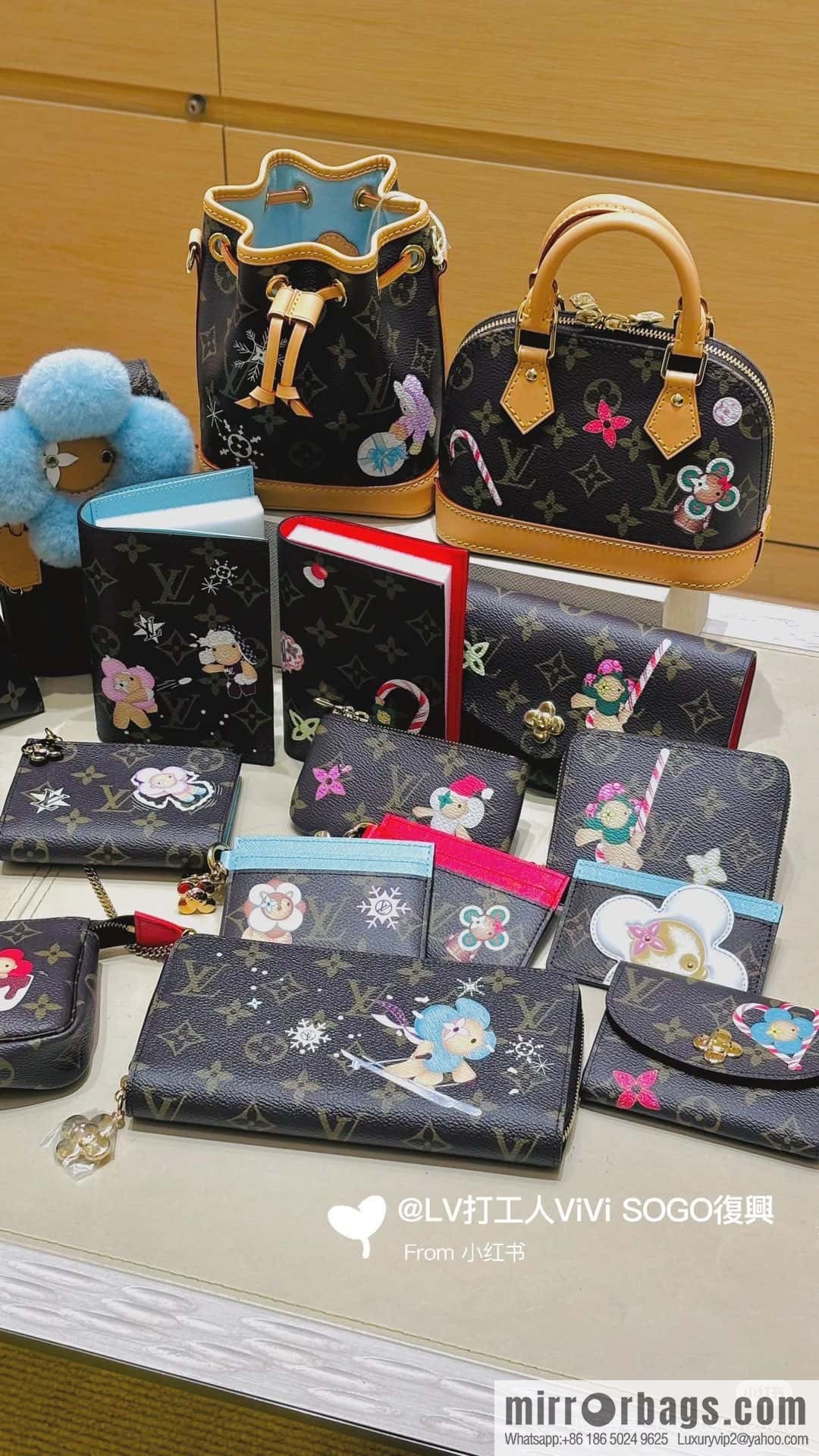 [Boutique‑grade] M12223 blue, Christmas single zipper wallet series Zippy zipper wallet