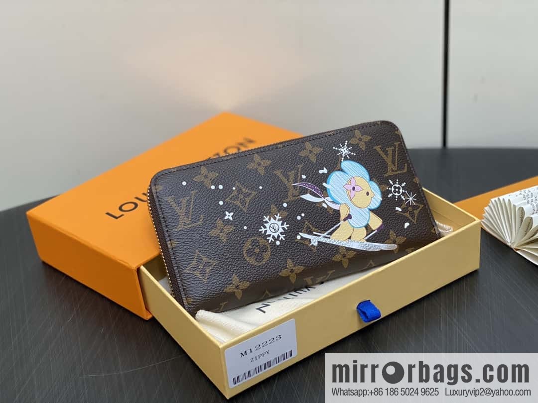 [Boutique‑grade] M12223 blue, Christmas single zipper wallet series Zippy zipper wallet