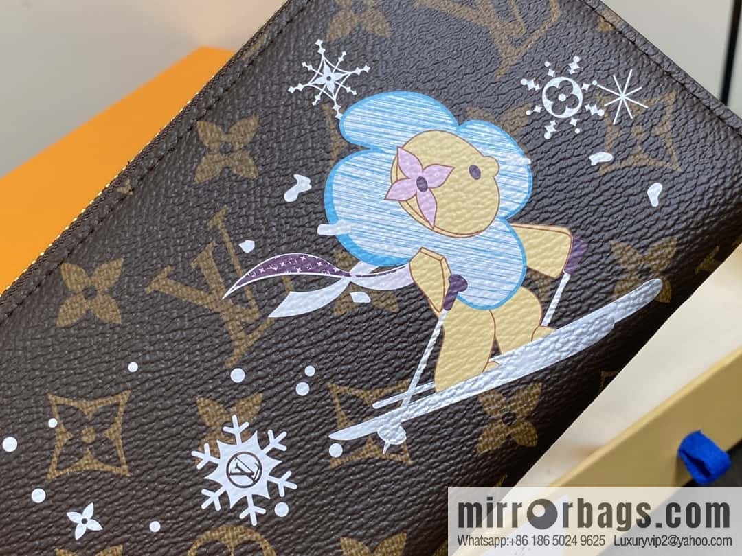 [Boutique‑grade] M12223 blue, Christmas single zipper wallet series Zippy zipper wallet