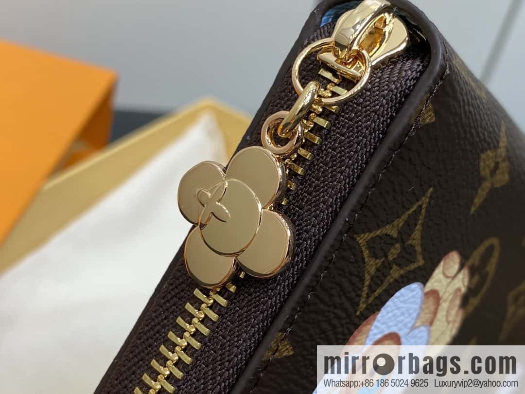 [Boutique‑grade] M12223 blue, Christmas single zipper wallet series Zippy zipper wallet