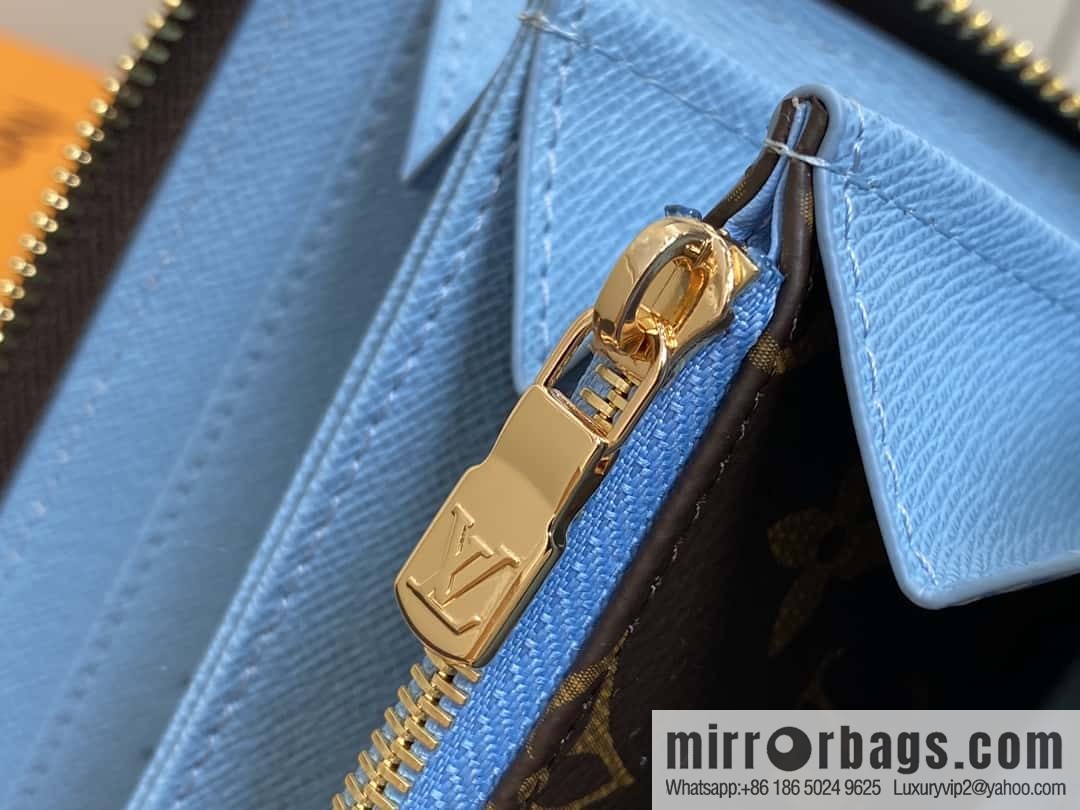 [Boutique‑grade] M12223 blue, Christmas single zipper wallet series Zippy zipper wallet