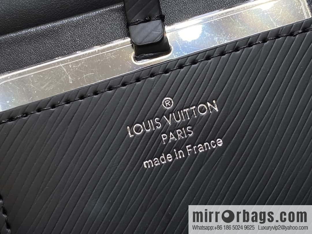 [Boutique‑grade] M25325 black, Darth Vader, water ripple Twist series M50280 Sac Twist MM handbag