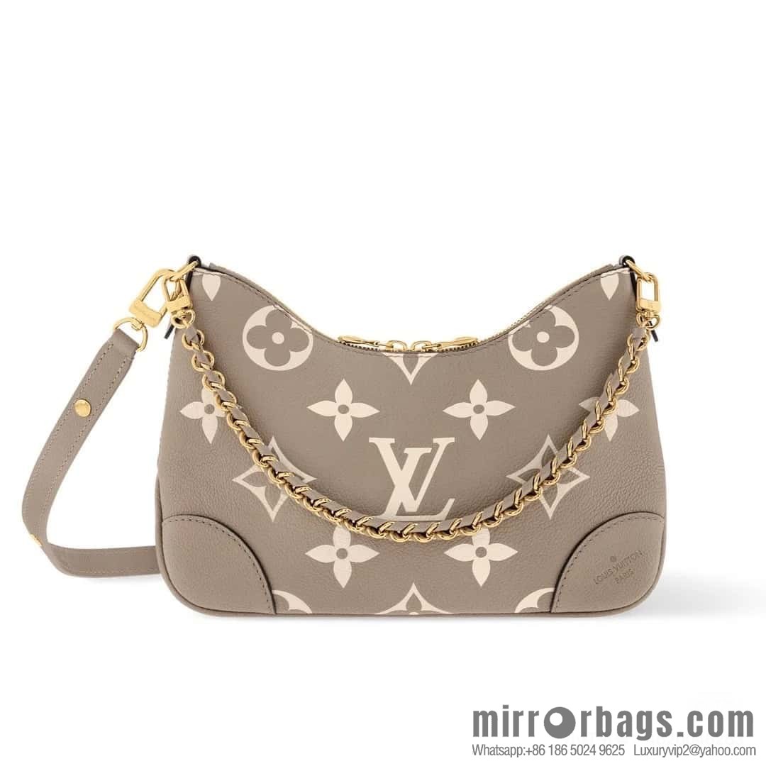 [Boutique‑grade] M13224 gray silk screen, full leather silk screen, chain bag croissant bag series KOREA PRE-LAUNCH handbag M12930 black, Boulogne bag