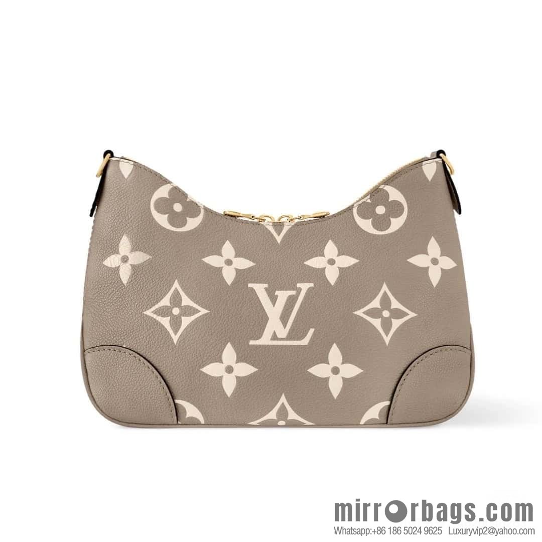 [Boutique‑grade] M13224 gray silk screen, full leather silk screen, chain bag croissant bag series KOREA PRE-LAUNCH handbag M12930 black, Boulogne bag