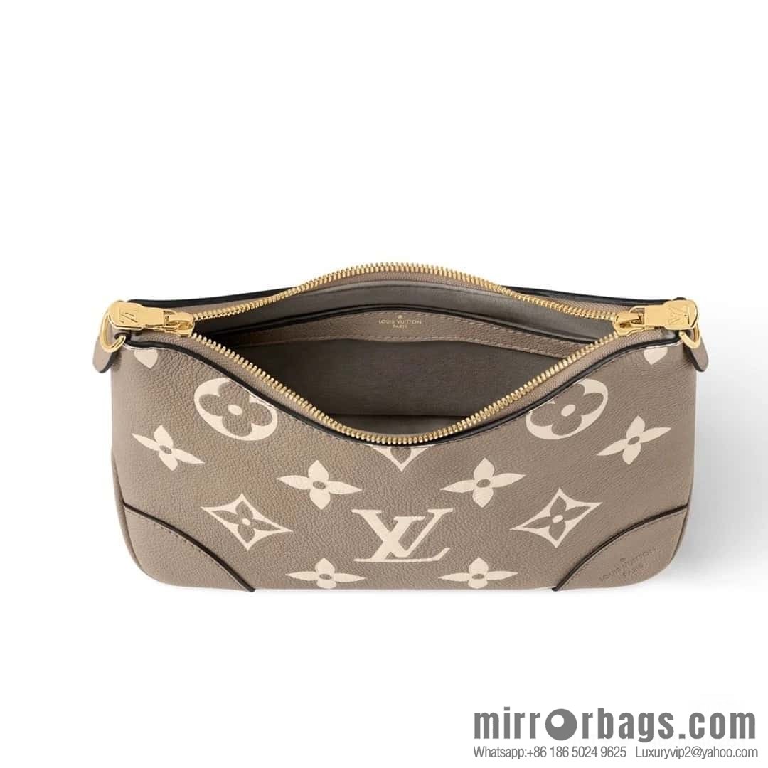 [Boutique‑grade] M13224 gray silk screen, full leather silk screen, chain bag croissant bag series KOREA PRE-LAUNCH handbag M12930 black, Boulogne bag