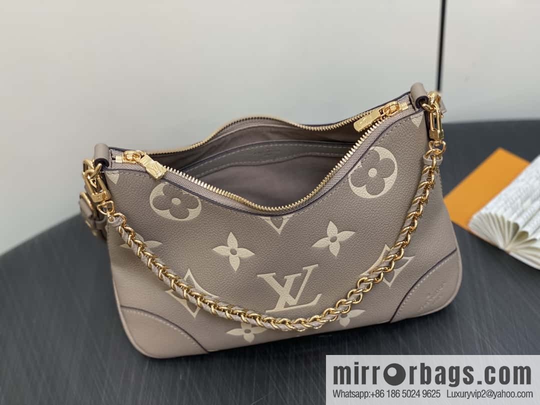 [Boutique‑grade] M13224 gray silk screen, full leather silk screen, chain bag croissant bag series KOREA PRE-LAUNCH handbag M12930 black, Boulogne bag