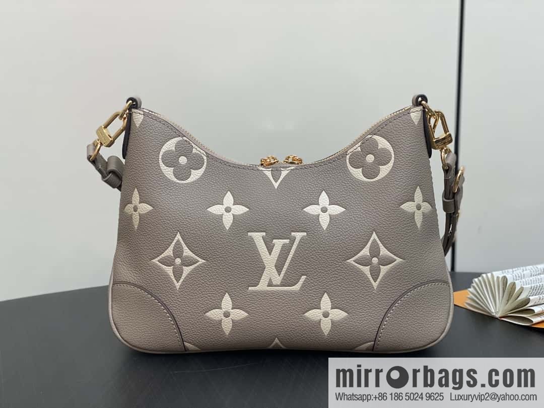 [Boutique‑grade] M13224 gray silk screen, full leather silk screen, chain bag croissant bag series KOREA PRE-LAUNCH handbag M12930 black, Boulogne bag