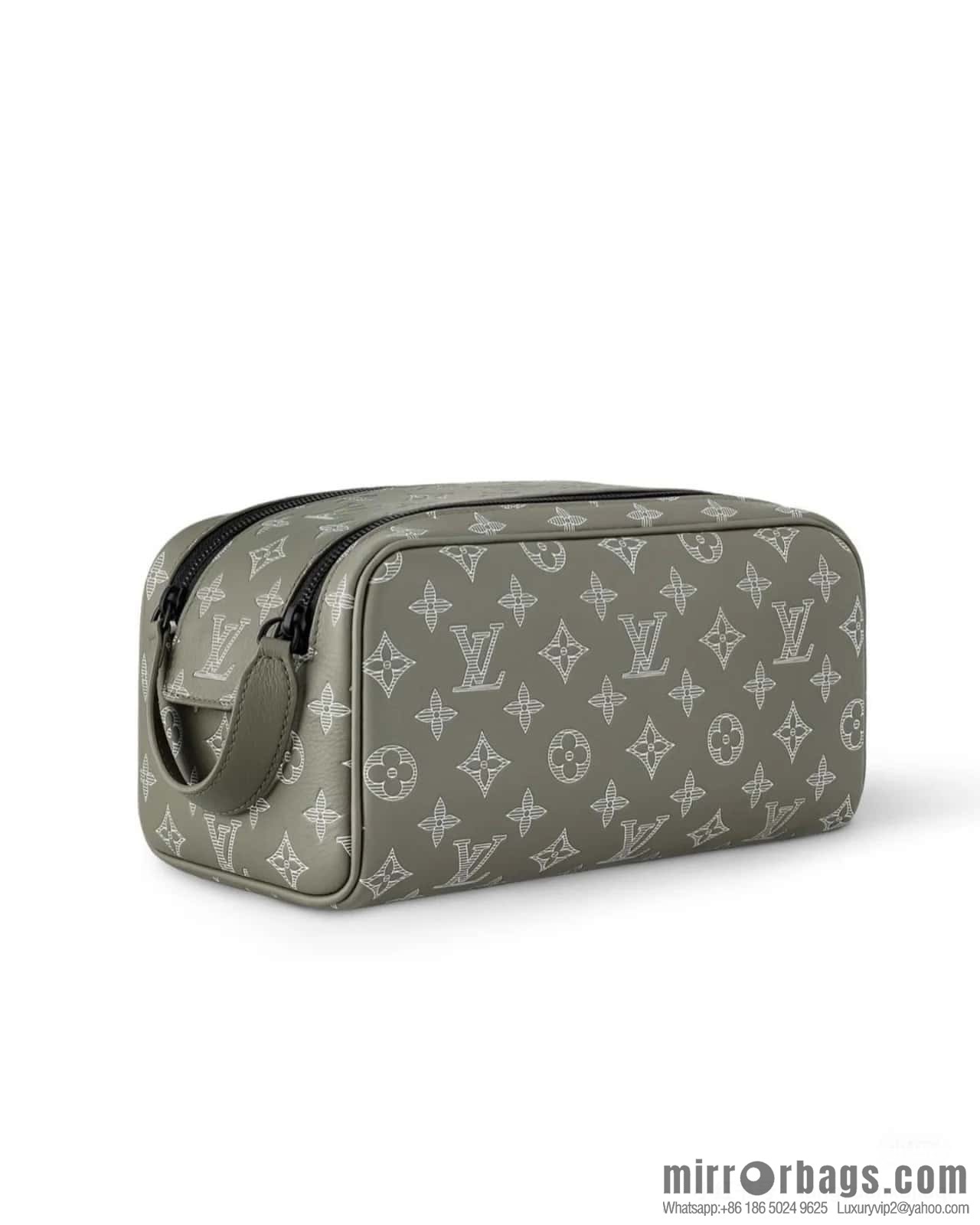 [Boutique‑grade] M12651 green silk screen printing, toilet bag cosmetic bag series Locker Dopp Kit toilet bag