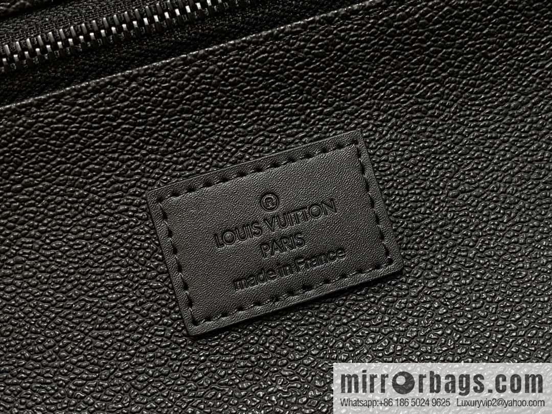 [Boutique‑grade] M11510 black full leather embossing, toilet bag series, toilet bag