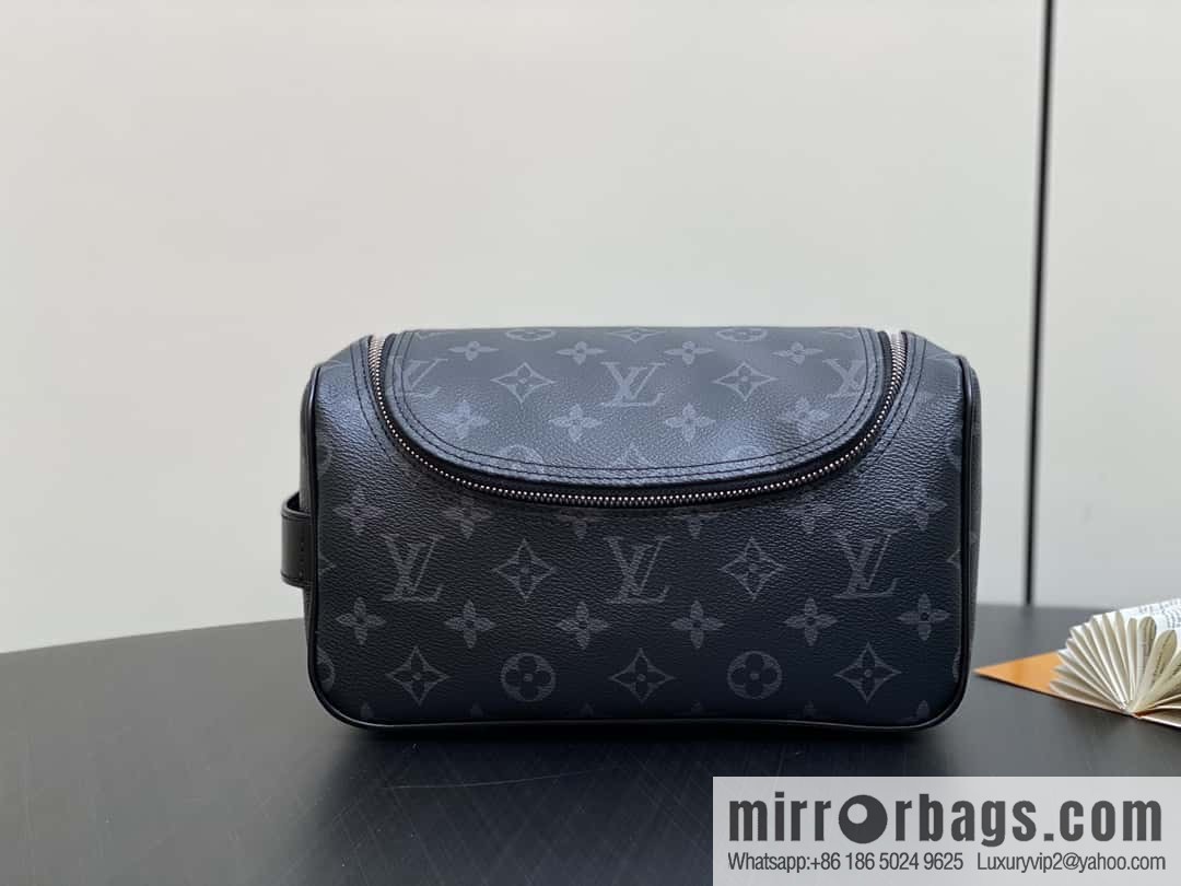 [Boutique‑grade] M11510 black flower, toilet bag series, toilet bag