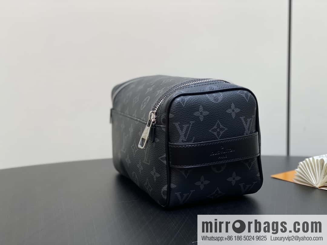 [Boutique‑grade] M11510 black flower, toilet bag series, toilet bag
