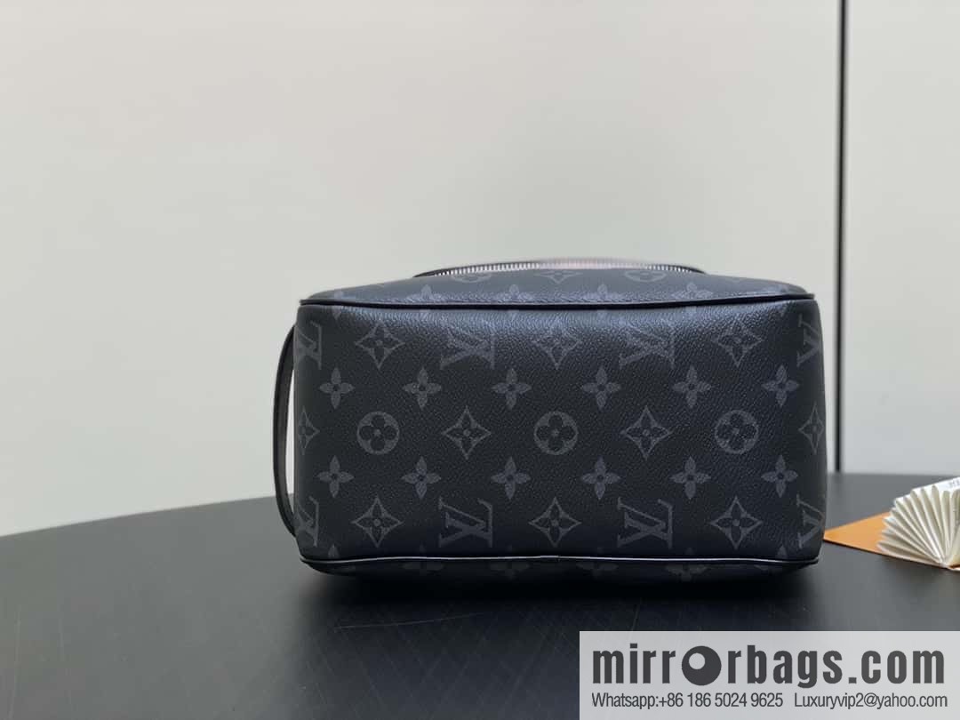 [Boutique‑grade] M11510 black flower, toilet bag series, toilet bag