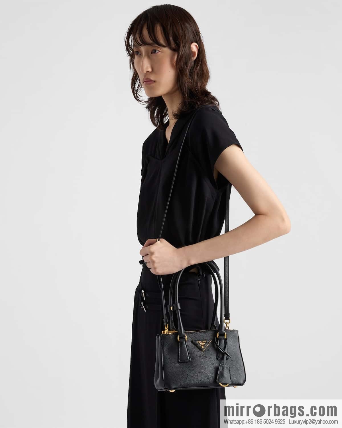 PRADA 🎉 Mini Killer Bag 🎉 1BA906 Long Hand 🎉🎉 Black