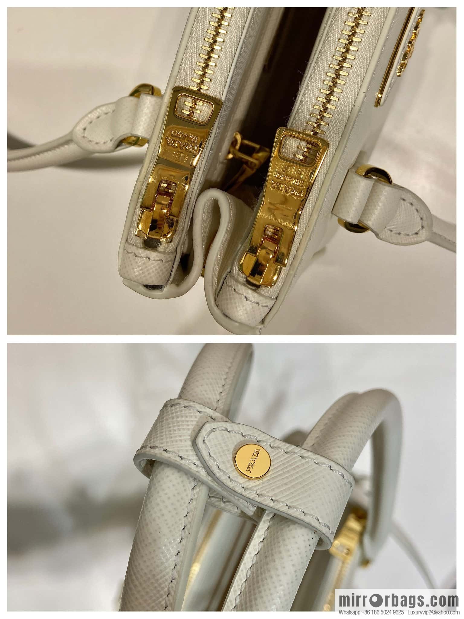 PRADA 🎉 Mini Killer Bag 🎉 1BA906 Long Hand 🎉🎉 White