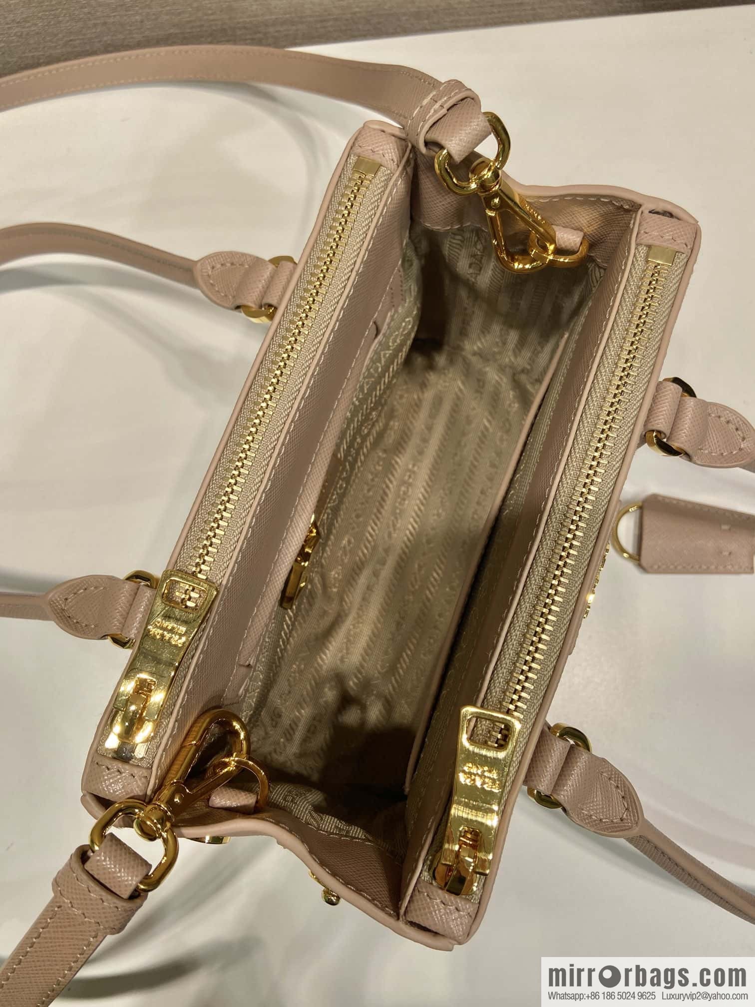 PRADA 🎉 mini killer bag 🎉 1BA906 long arm 🎉🎉 apricot