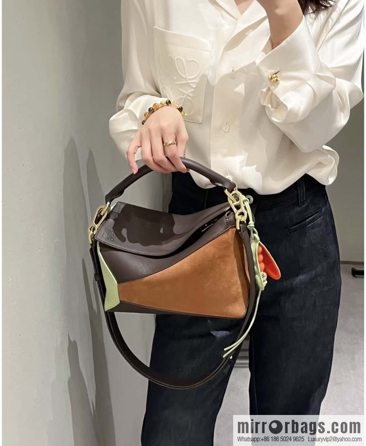 LOEWE new suede puzzle shipped 🎉 0681