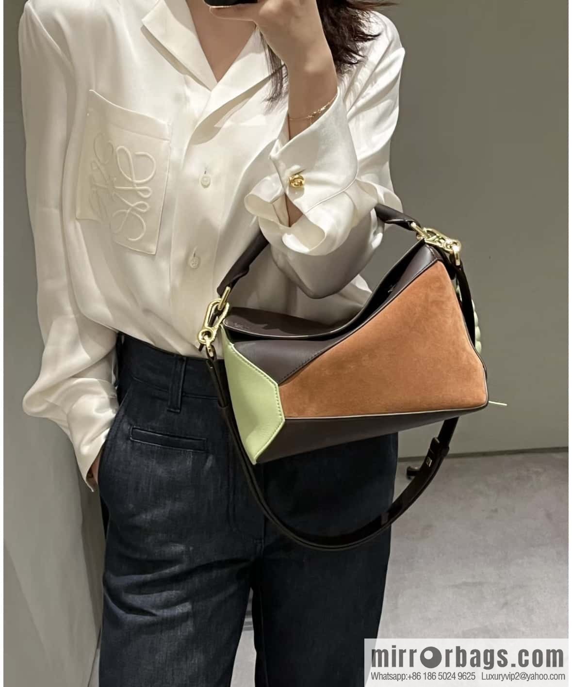 LOEWE new suede puzzle shipped 🎉 0681