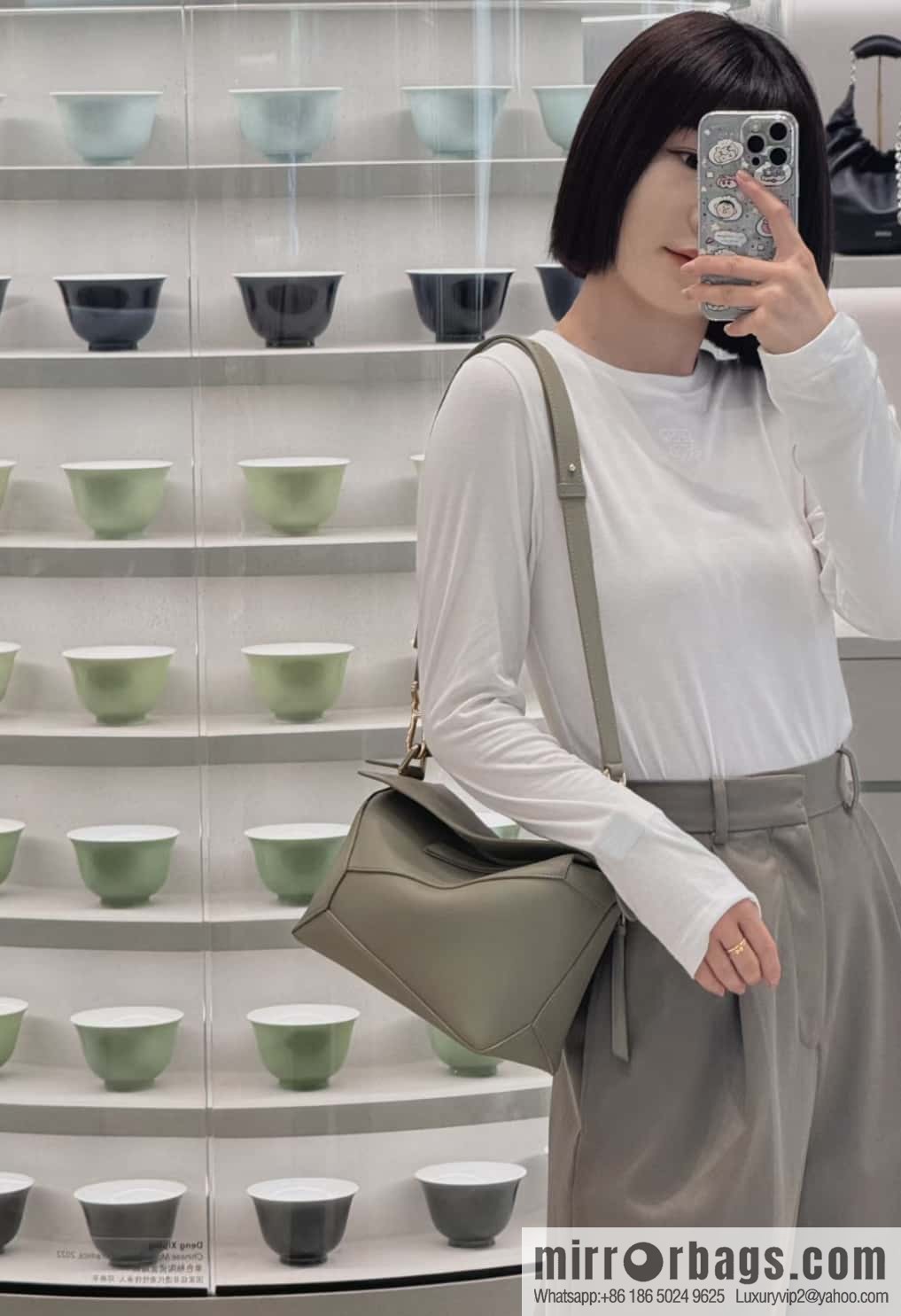 LOEWE Latest Practice Premium Eucalyptus Green Puzzle Shipping 🎉 0681