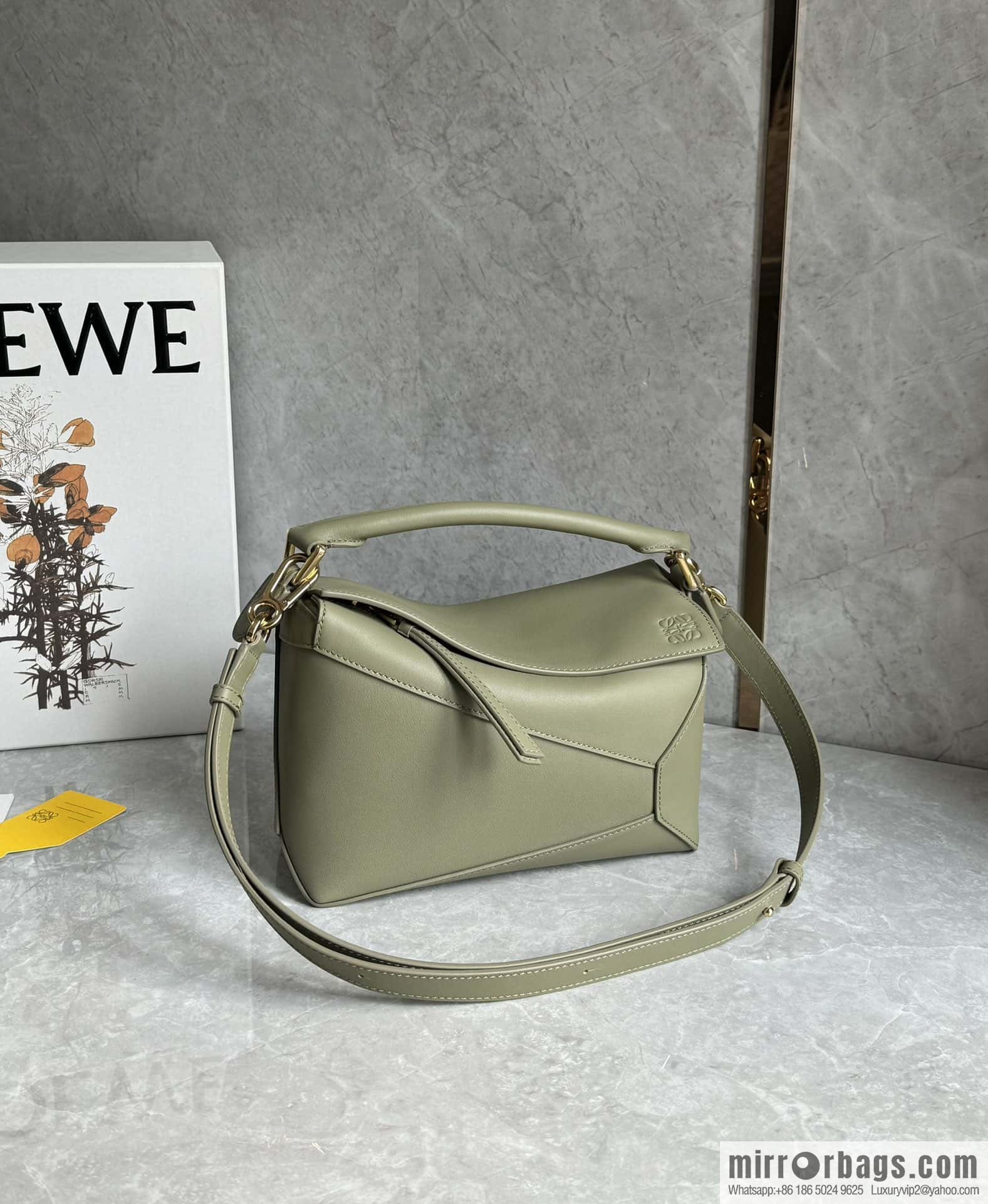 LOEWE Latest Practice Premium Eucalyptus Green Puzzle Shipping 🎉 0681