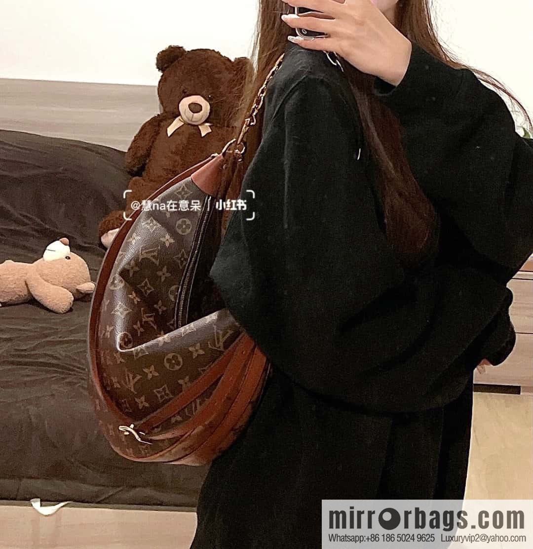 LV ππππ ππππ chip diamond beating code big pea bag series #M