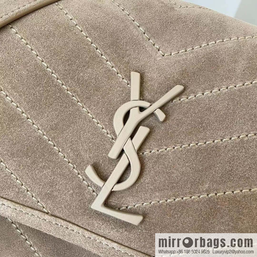 YSL 🌱 𝙉𝙞𝙠𝙞 𝟮𝟴𝙘𝙢 『 suede with cowhide 498894 grey