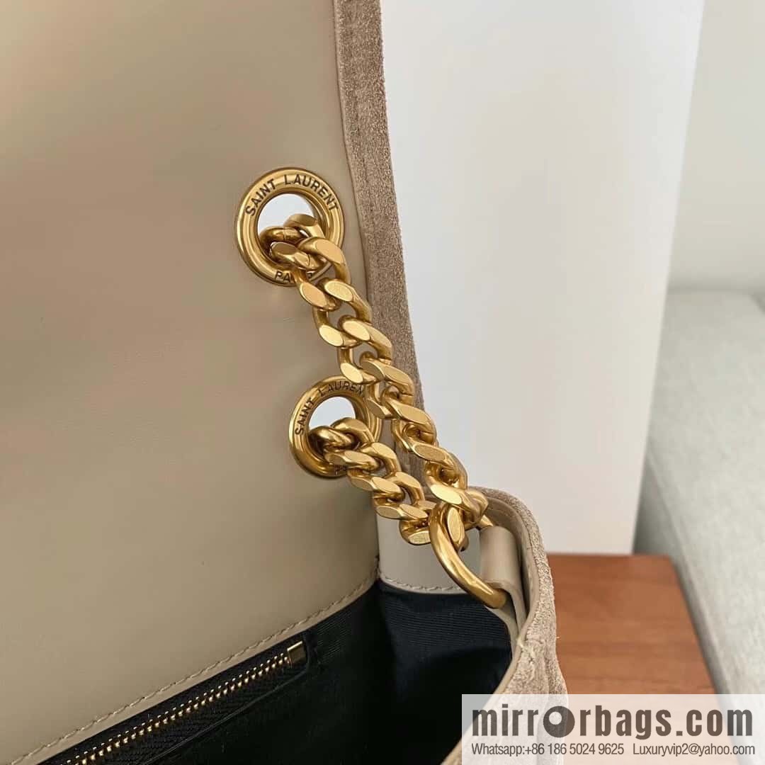 YSL 🌱 𝙉𝙞𝙠𝙞 𝟮𝟴𝙘𝙢 『 suede with cowhide 498894 grey