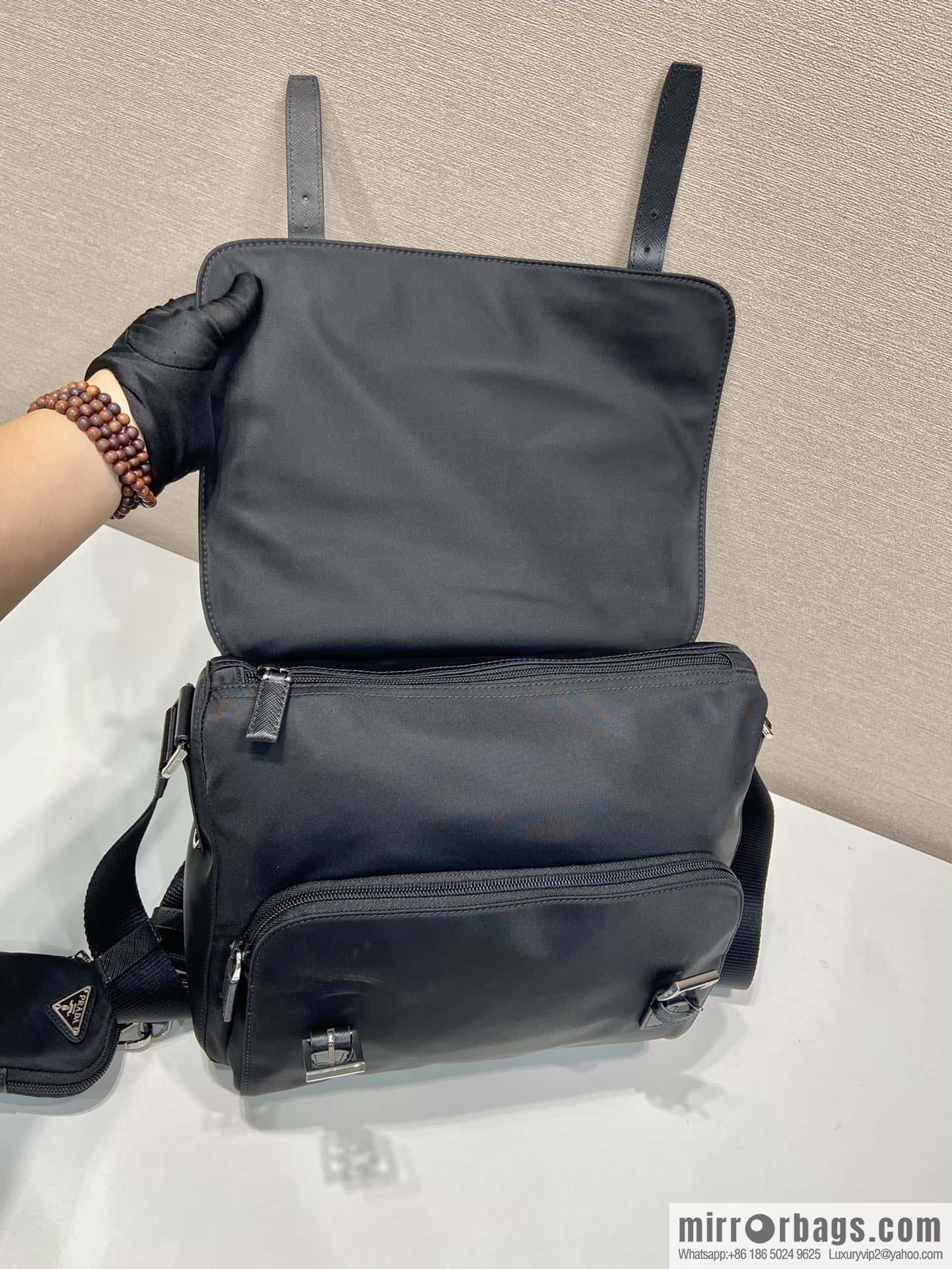 PRADA 🎉 upgraded messenger bag 🎉🎉 1BD953B environmental protection standard🎉