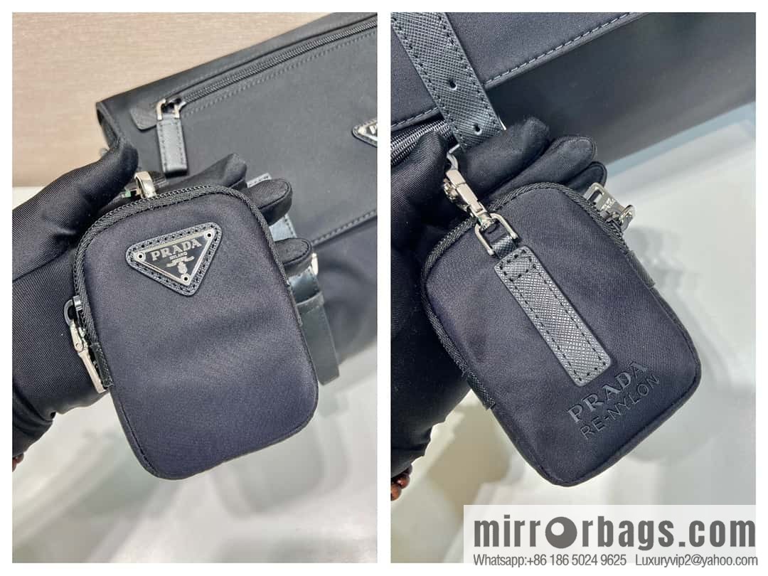 PRADA 🎉 upgraded messenger bag 🎉🎉 1BD953B environmental protection standard🎉