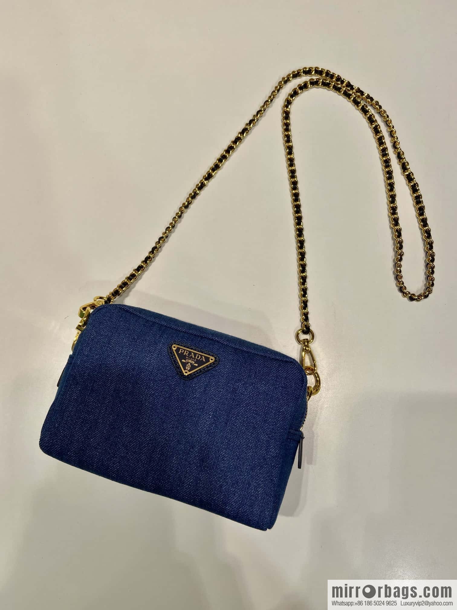 PRADA 🎉 medieval denim bag 🎉 1NS696 L🎉🎉