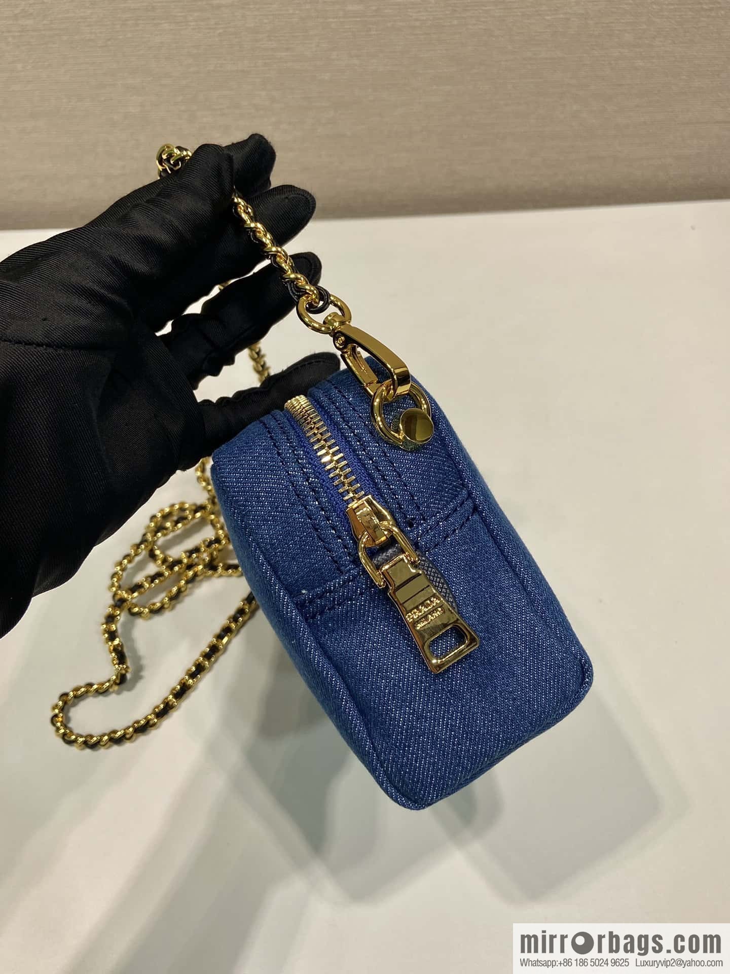 PRADA 🎉 medieval denim bag 🎉 1NS696 L🎉🎉