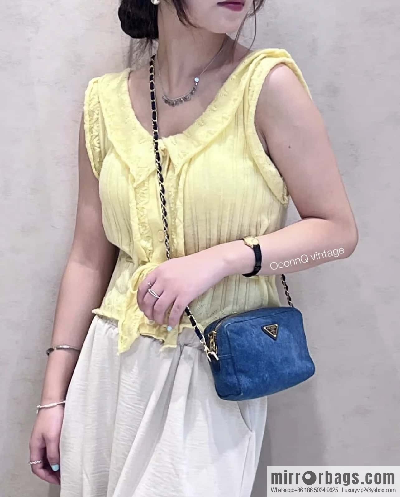 PRADA 🎉 medieval denim bag 🎉 1NS695 S🎉🎉