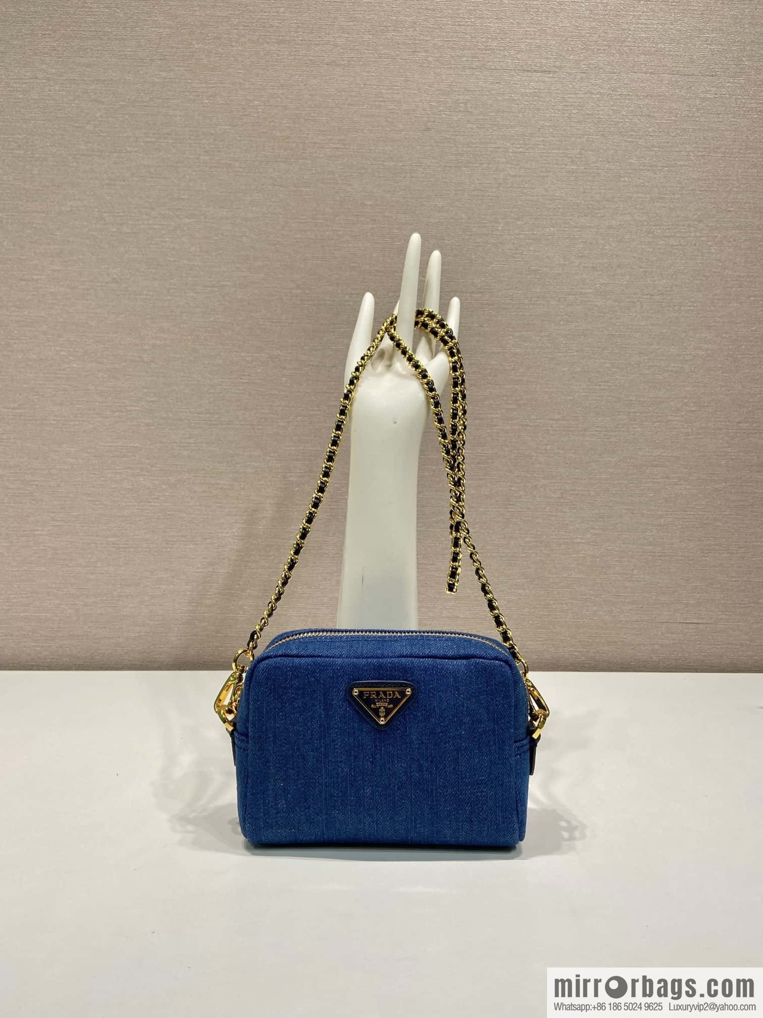 PRADA 🎉 medieval denim bag 🎉 1NS695 S🎉🎉