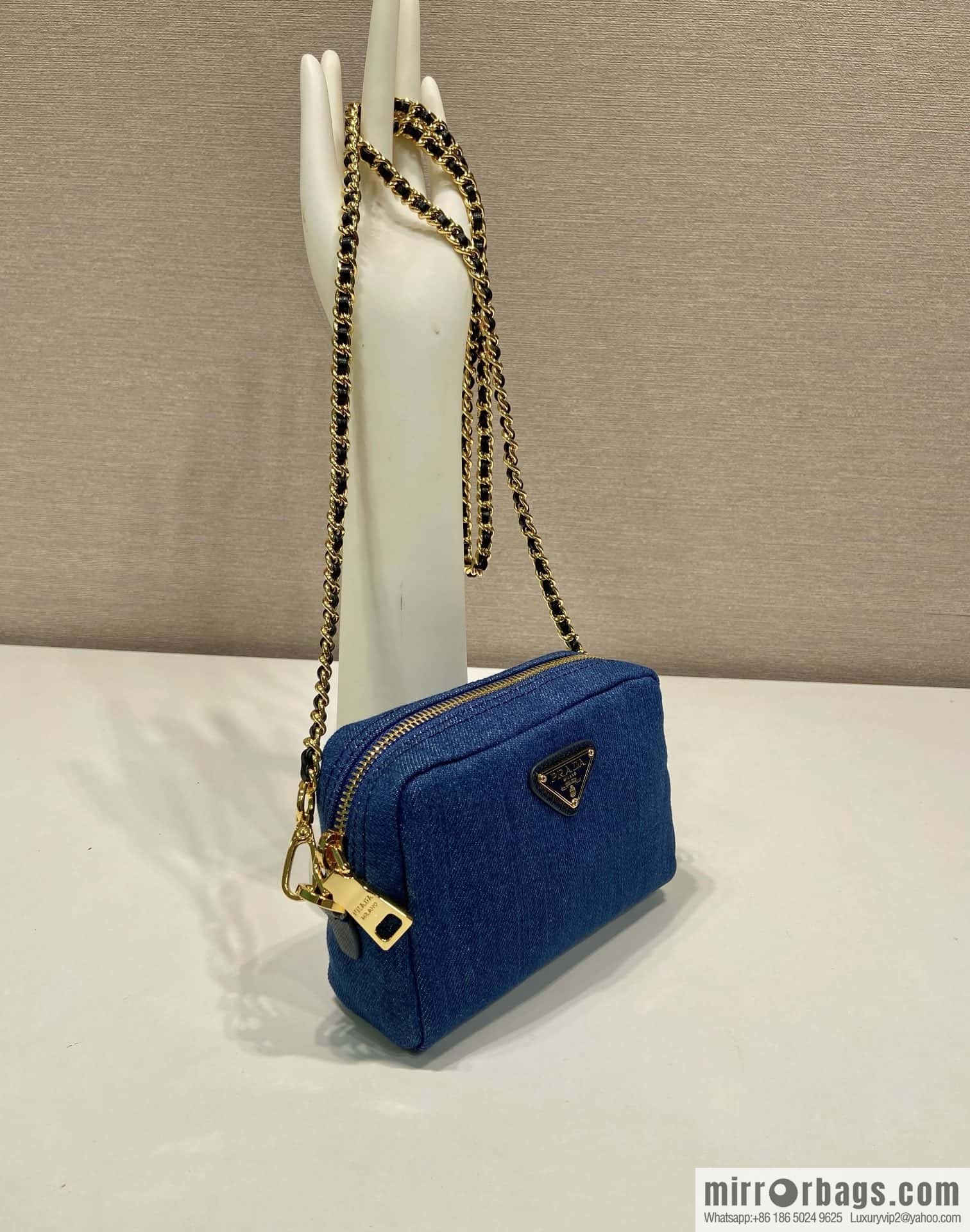 PRADA 🎉 medieval denim bag 🎉 1NS695 S🎉🎉