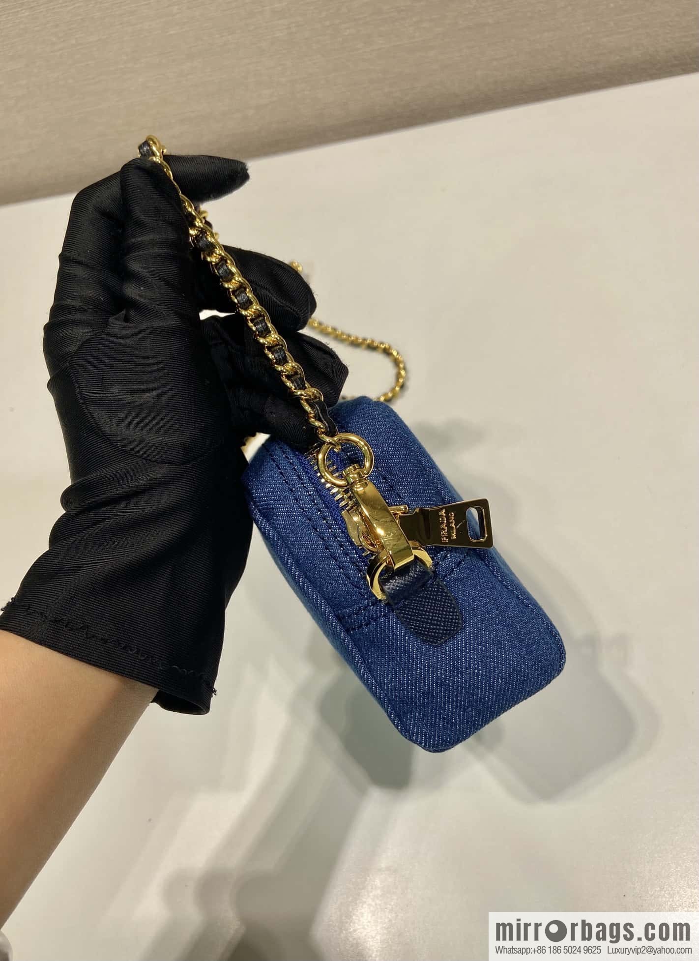 PRADA 🎉 medieval denim bag 🎉 1NS695 S🎉🎉