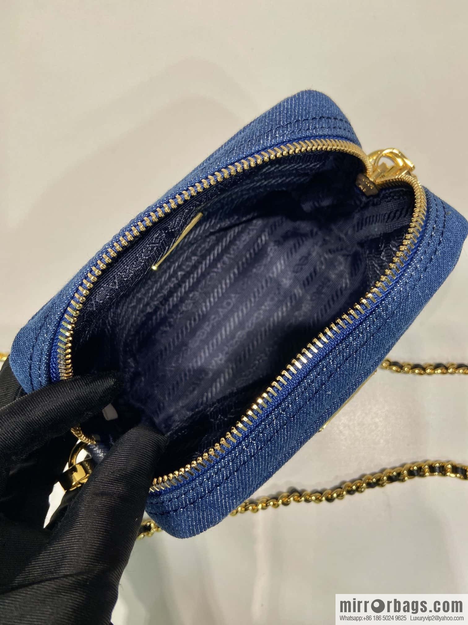 PRADA 🎉 medieval denim bag 🎉 1NS695 S🎉🎉