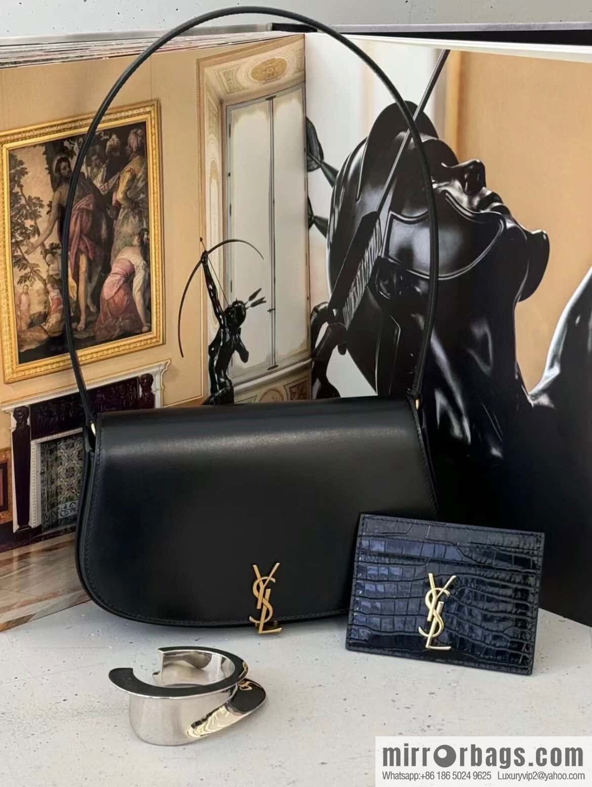YSL Mini 𝗩𝗼𝗹𝘁𝗮𝗶𝗿𝗲 Underarm Bag 779642