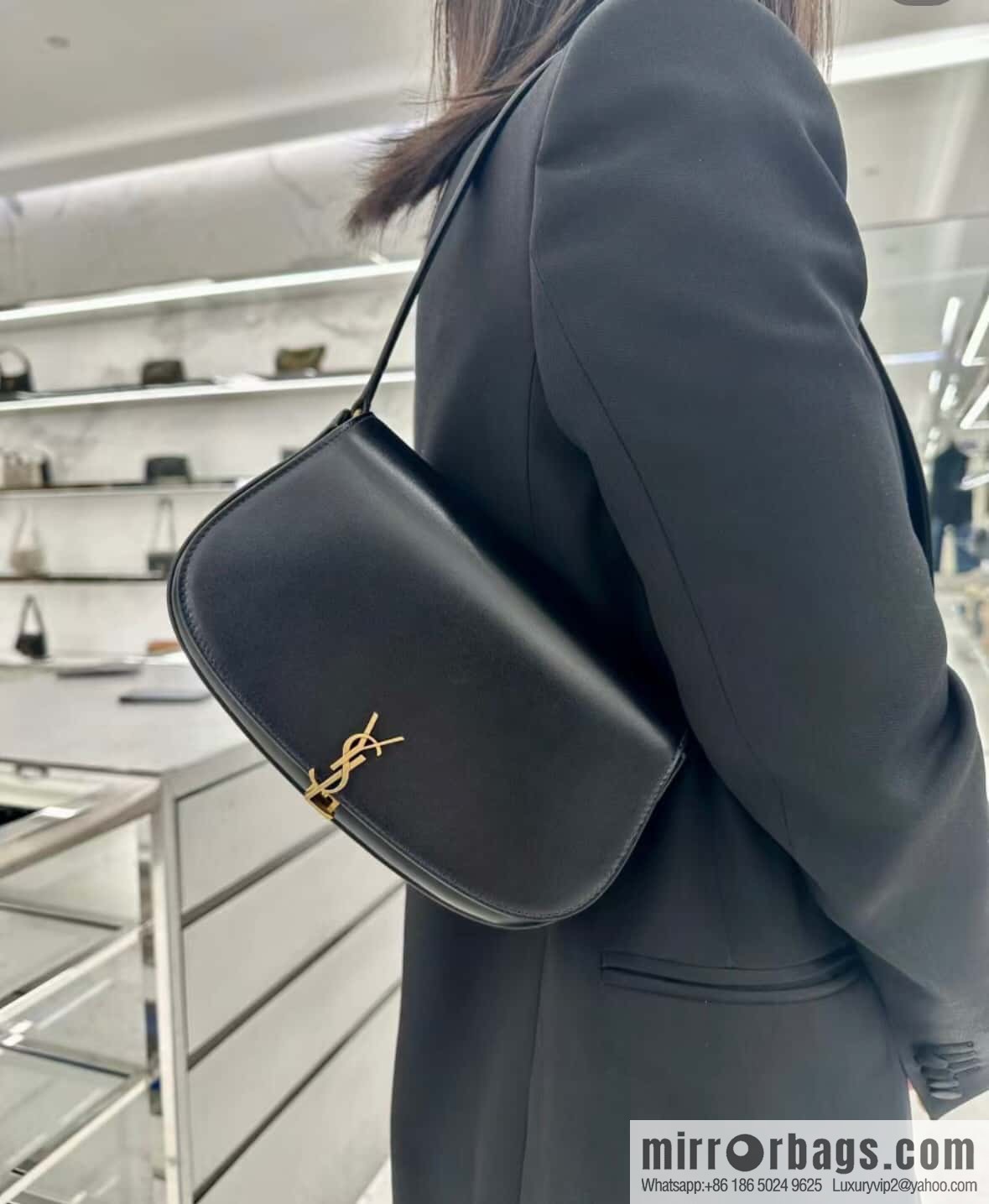 YSL Mini 𝗩𝗼𝗹𝘁𝗮𝗶𝗿𝗲 Underarm Bag 779642
