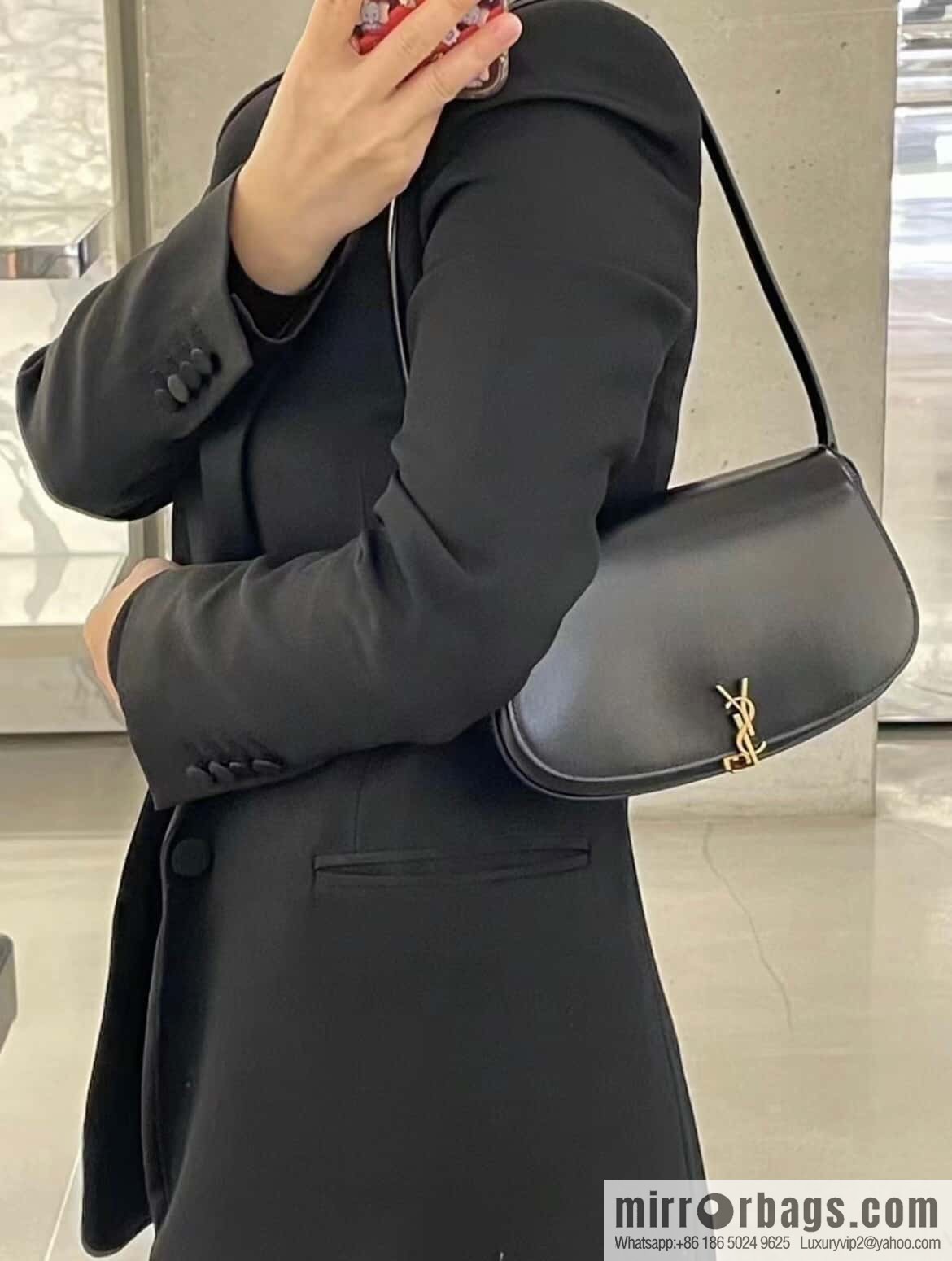 YSL Mini 𝗩𝗼𝗹𝘁𝗮𝗶𝗿𝗲 Underarm Bag 779642