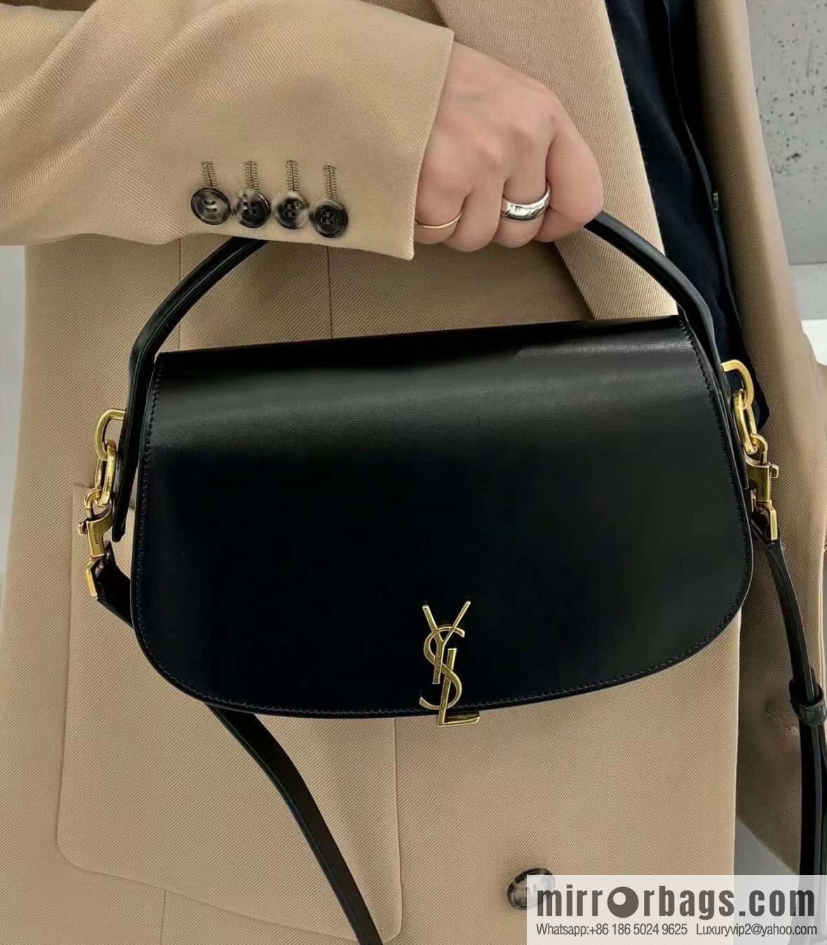 YSL 𝟮𝟬𝟮𝟰 𝗩𝗼𝗹𝘁𝗮𝗶𝗿𝗲 portable messenger bag 787671