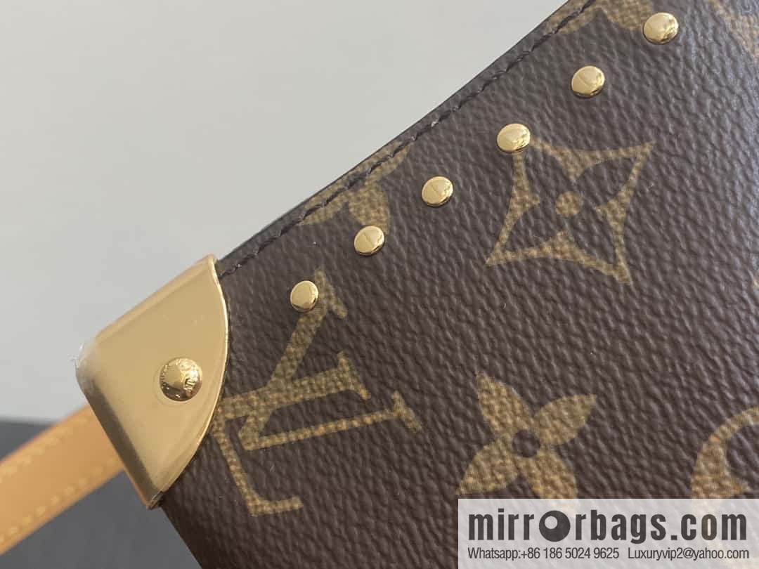 [Boutique‑grade] M13146 presbyopia yellow leather, catwalk pillow bag series Speedy 20 rivet show Lv pillow