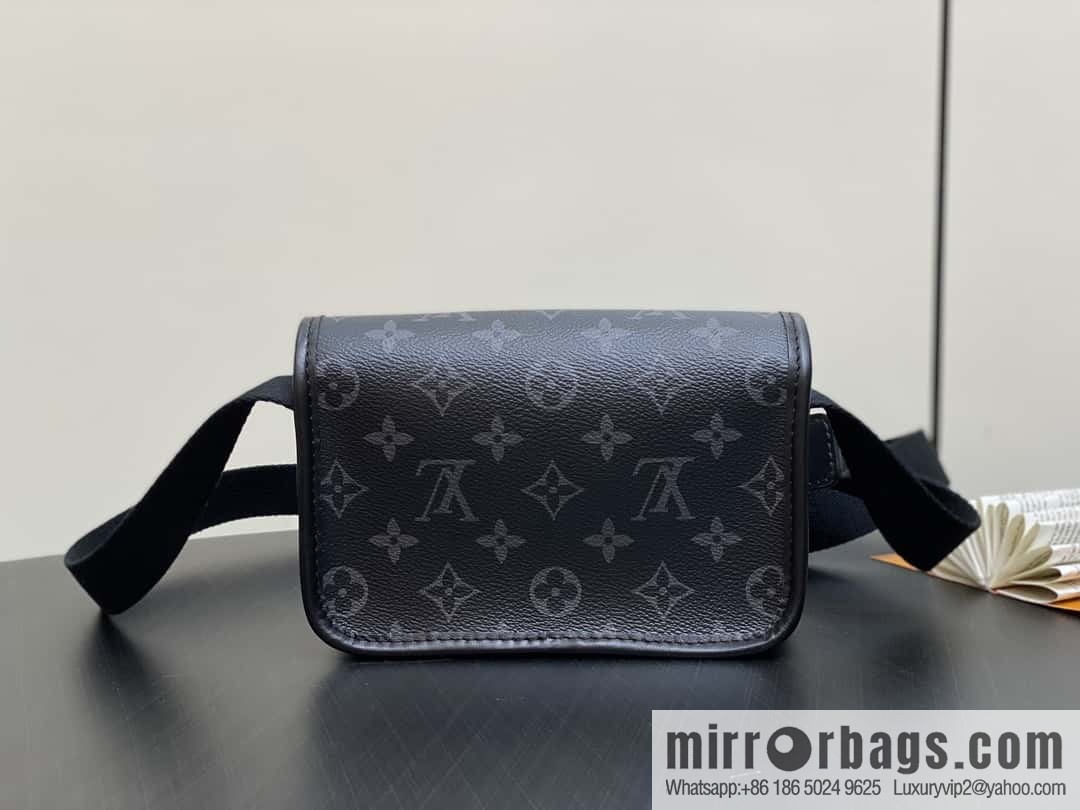 [Boutique‑grade] M12599 black flower, men's bag messenger bag series Bosphore mini handbag