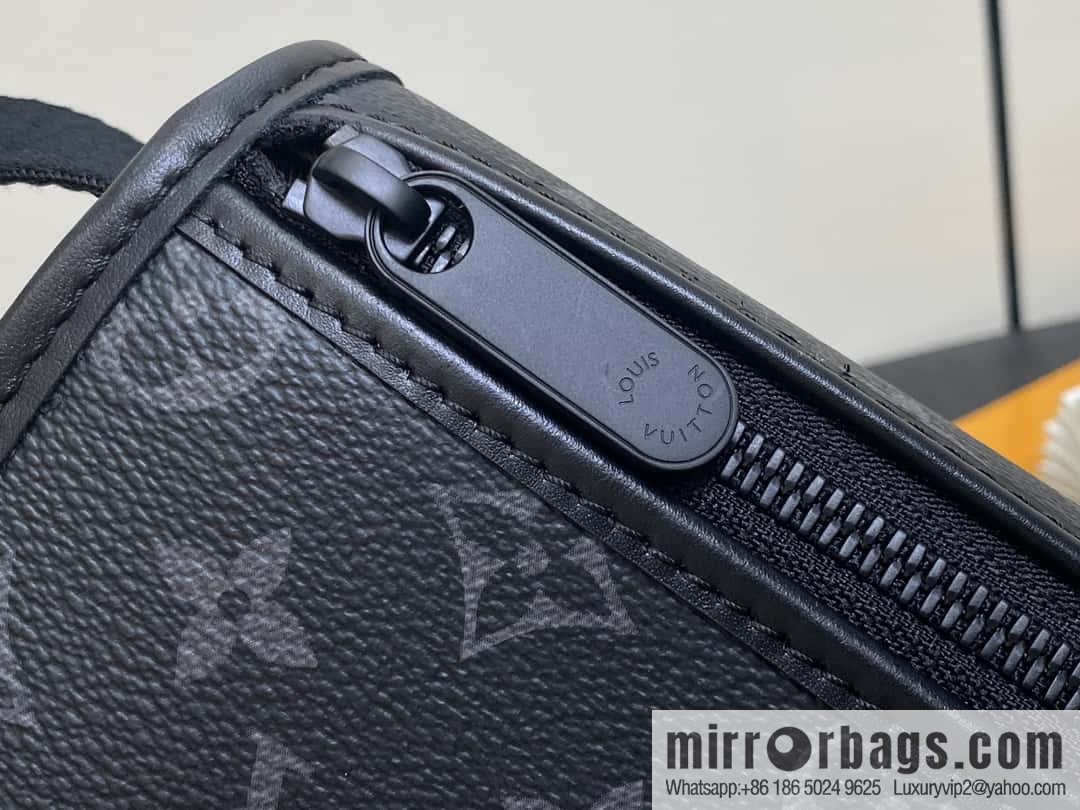[Boutique‑grade] M12599 black flower, men's bag messenger bag series Bosphore mini handbag