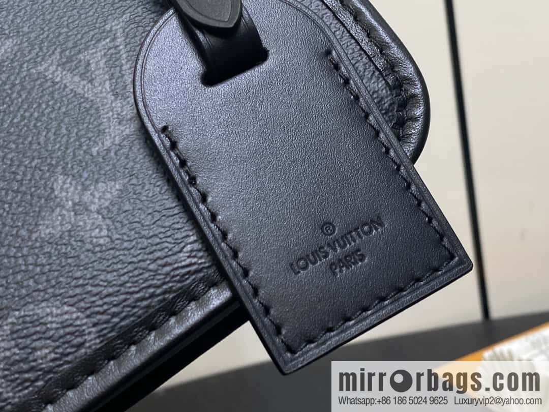 [Boutique‑grade] M12599 black flower, men's bag messenger bag series Bosphore mini handbag