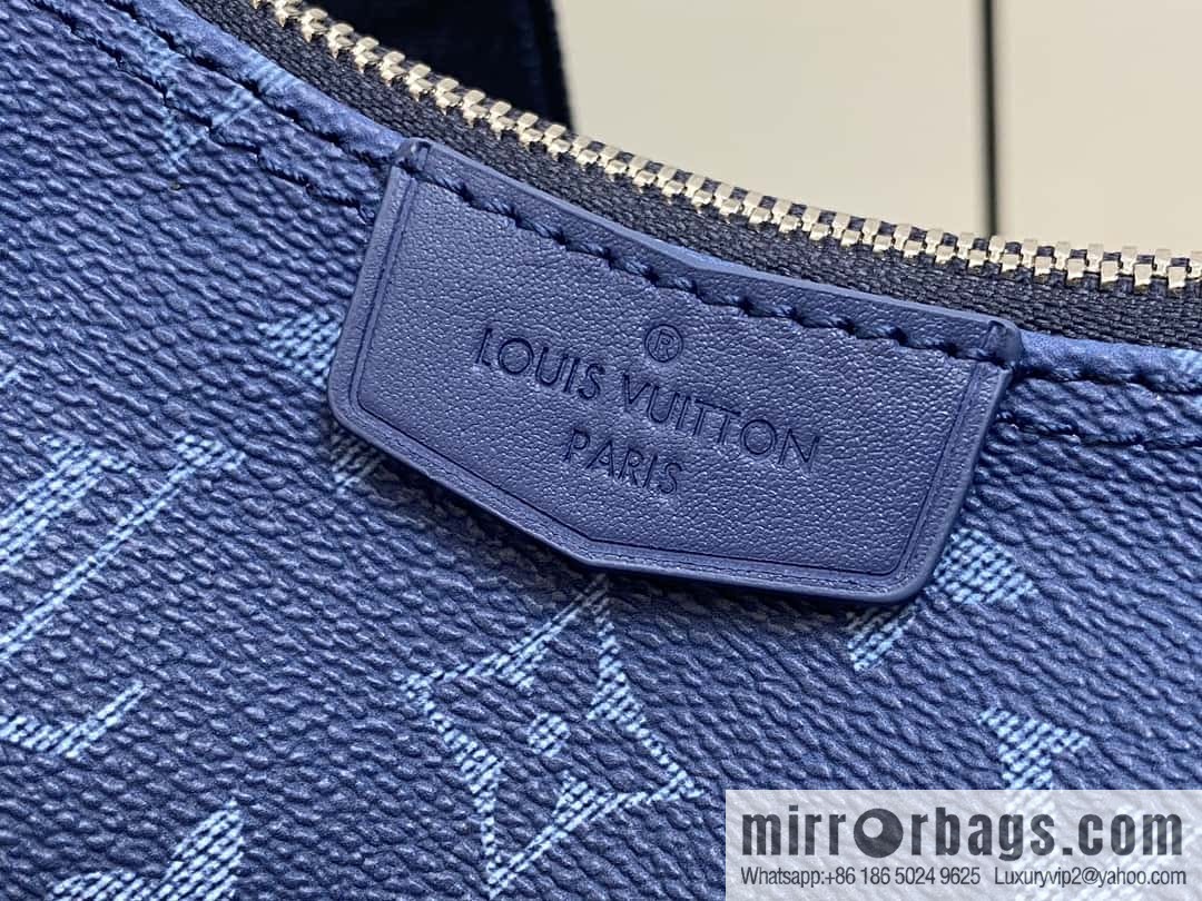 [Boutique‑grade] M11594 blue flower, men's bag moon bag series, this Hamac small handbag Hamac handbag