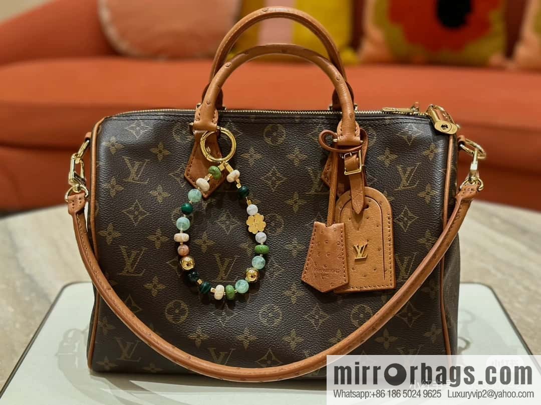 N87212 new SPEEDY SOFT 30 BOHO handbag (ostrich) pillow bag speedy series