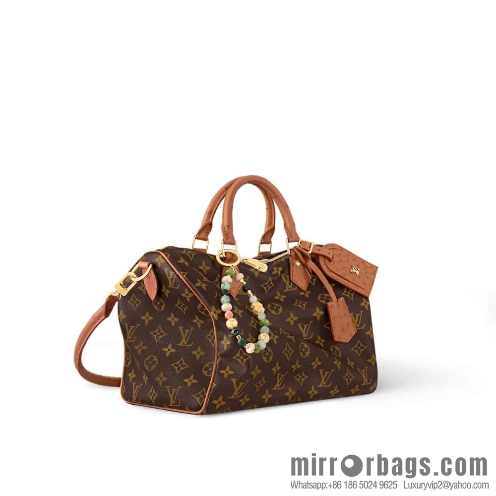 N87212 new SPEEDY SOFT 30 BOHO handbag (ostrich) pillow bag speedy series