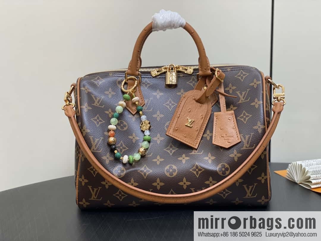 N87212 new SPEEDY SOFT 30 BOHO handbag (ostrich) pillow bag speedy series