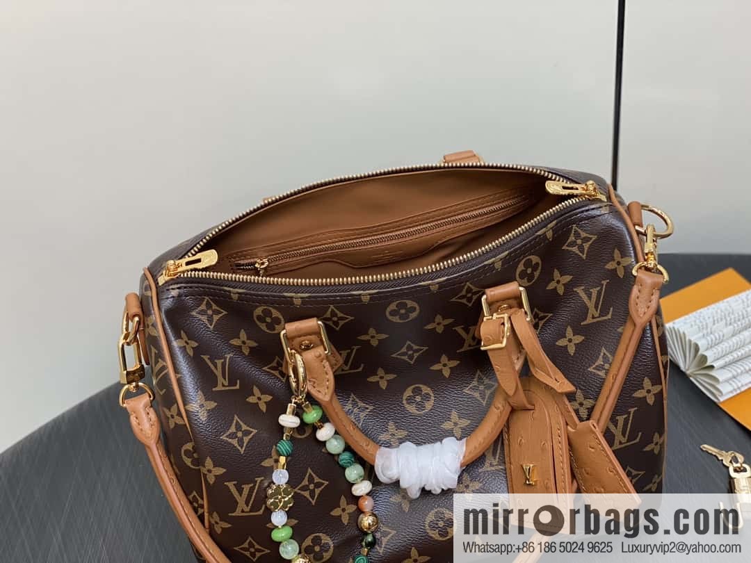 N87212 new SPEEDY SOFT 30 BOHO handbag (ostrich) pillow bag speedy series