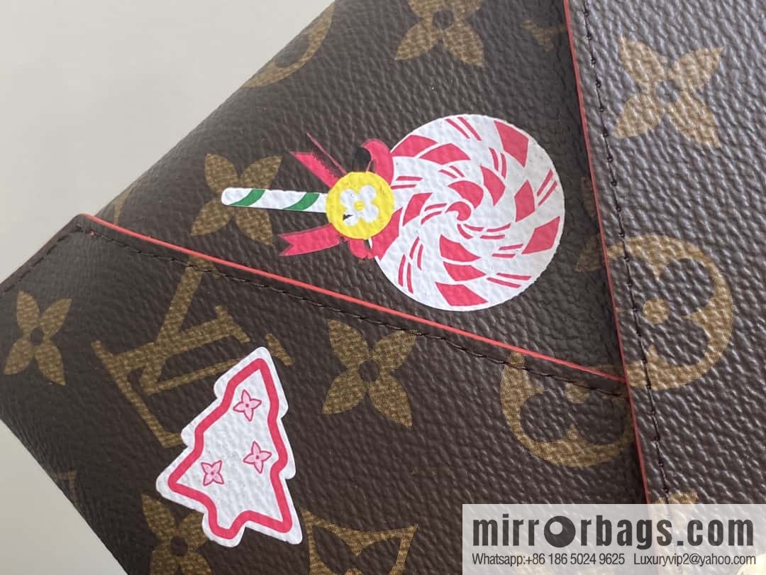 [Boutique‑grade] M12203 old flower Christmas model, three-piece handbag clutch series, the new KIRIGAMI POCHETTE clutch bag of the season